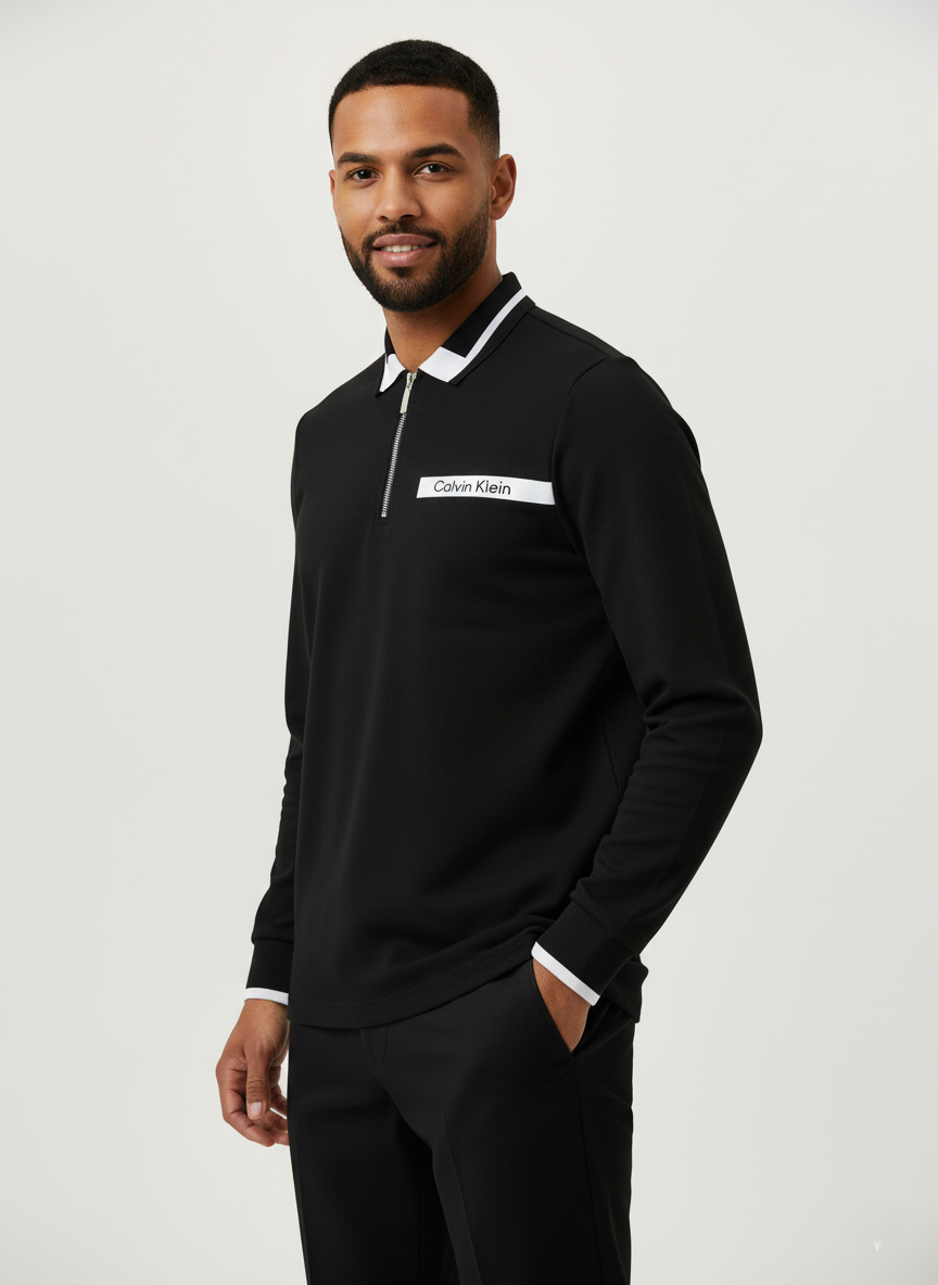 Polo Zippé Calvin Klein