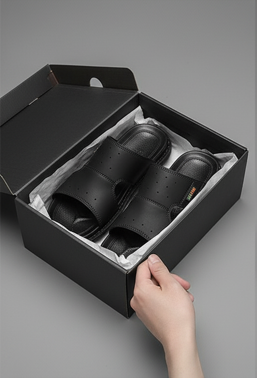 Classic Comfort leather Slides 💯💫