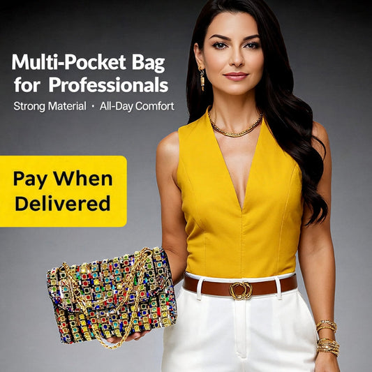 💎 Luxury Designer Monogram Purse with Gold Pendant – Women Collection 2026✨