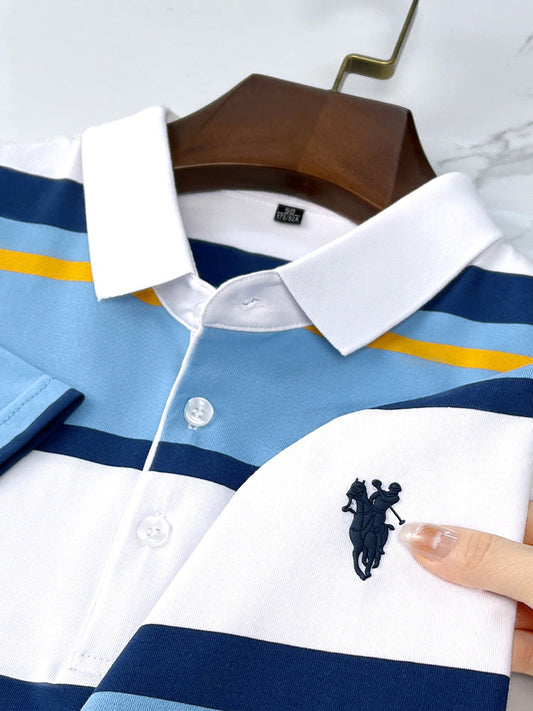 Fulana ya Polo ya Wanaume wa Biashara – Ubunifu na Faraja ✨