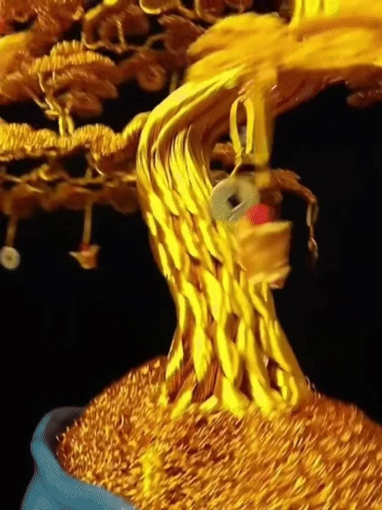 Feng Shui Fortune Tree – Luxury Gold Decoration 💛🧧