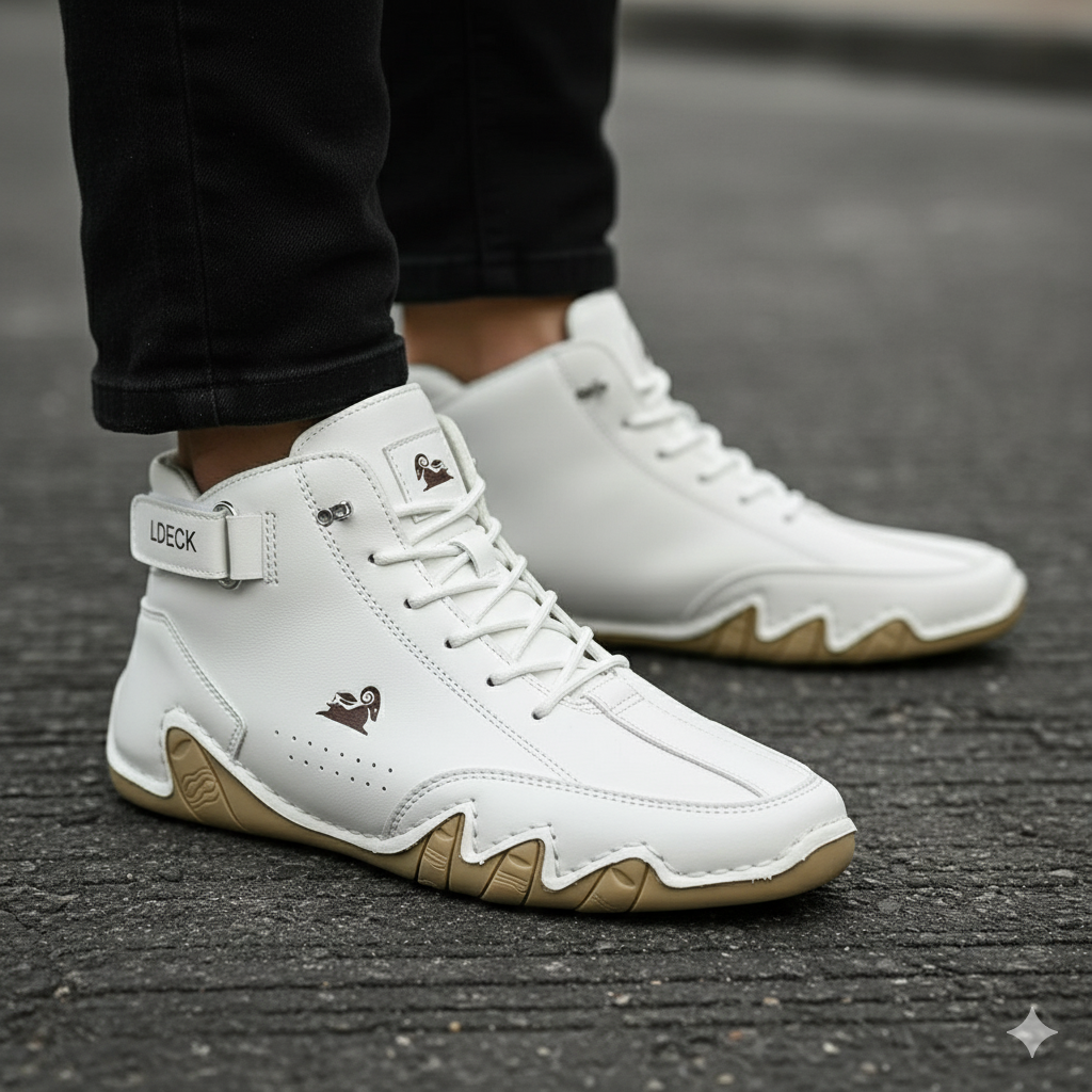 Classic White Street Sneakers