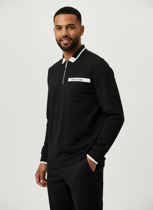 Polo Zippé Calvin Klein