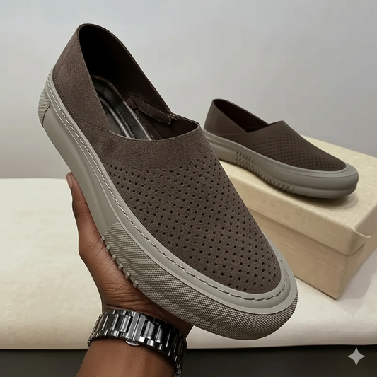 Men’s Casual Suede Slip-On Shoes