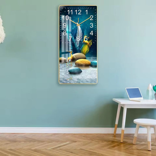 Aurora Wall Clock – Modern Art Timepiece 🕰